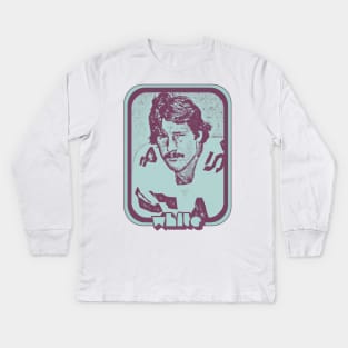 Randy White / Retro Football Fan Gift Design Kids Long Sleeve T-Shirt